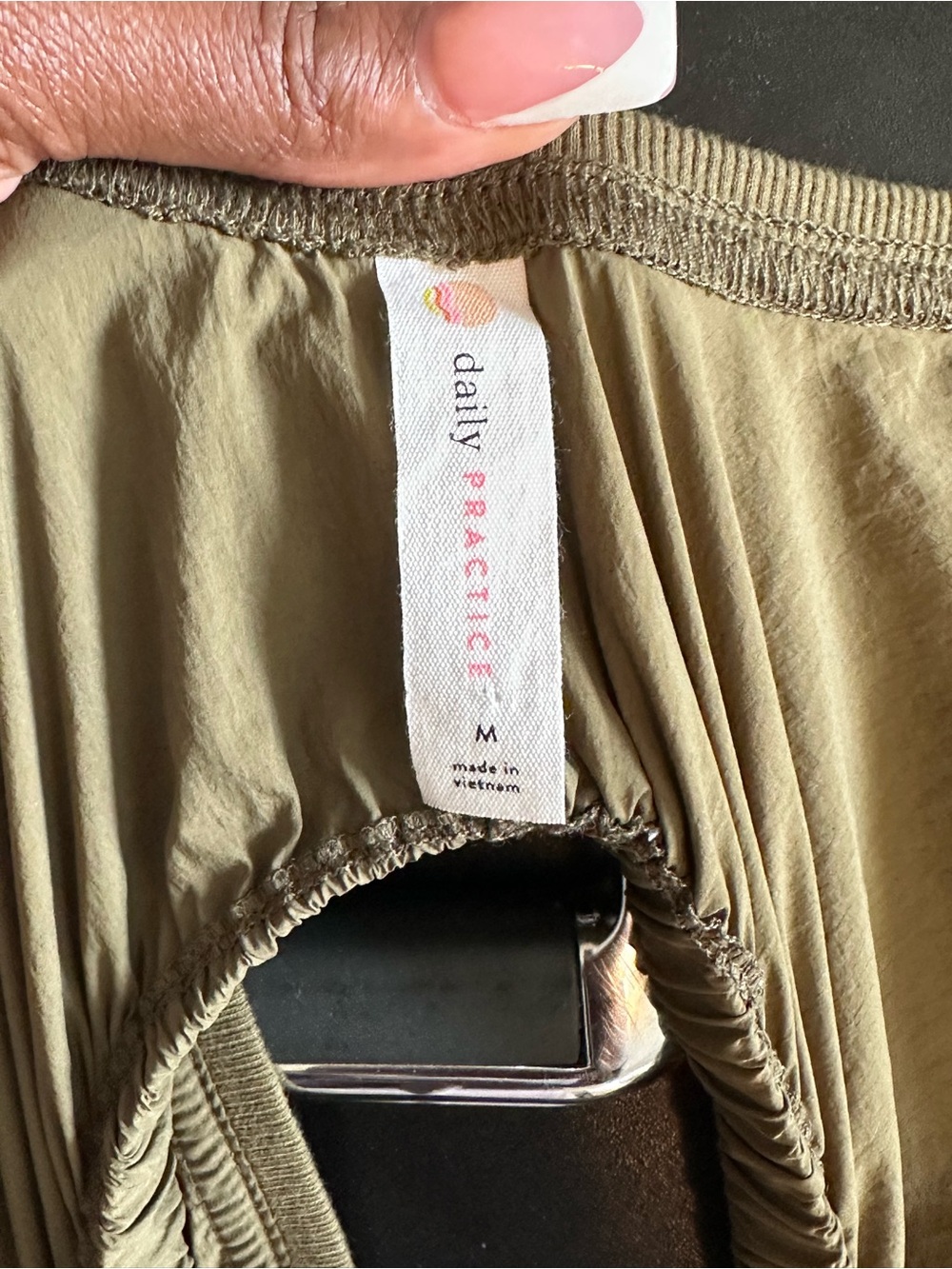 Anthropologie Olive Green Backless Zip-Front Midi Dress - Picture 3 of 4
